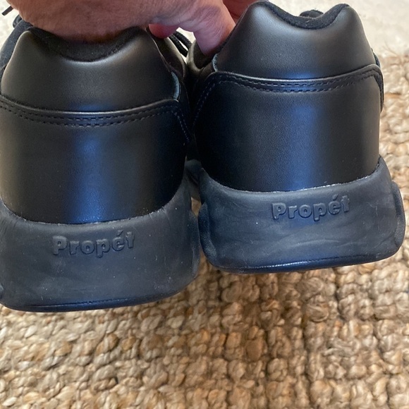 Propet Mens 8.5 Stability Walker Sneaker, Black comfort work walking shoes - Picture 7 of 7